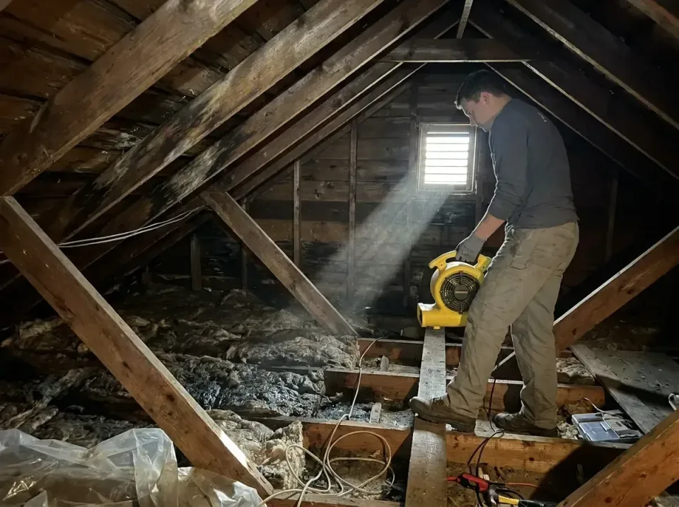 attic-water-damage-drying-proc-007 — frequently asked questions, Emergency Water Extraction & 24/7 Flood Response in Exton,…